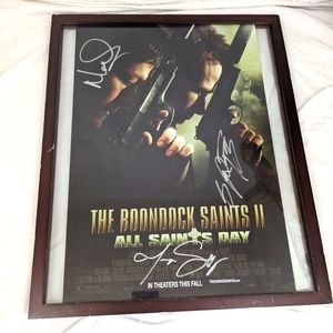 Boondock Saints II Poster Signed By Actors Reedus, Flanery & Director Tony Duffy